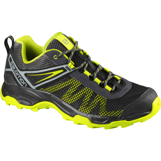 Zapatillas De Running Salomon Hombre Negras Amarillo - Salomon Argentina X ULTRA MEHARI ,253819-SRN